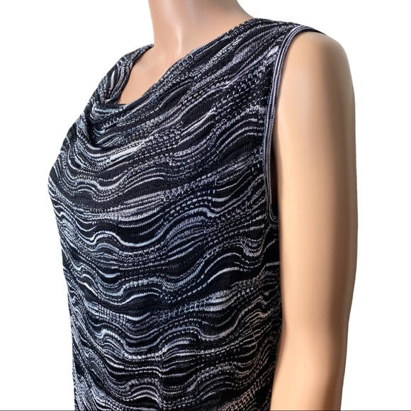 JONES NEW YORK knit layered sleeveless top XL fully lined cami essentials - Picture 2 of 9